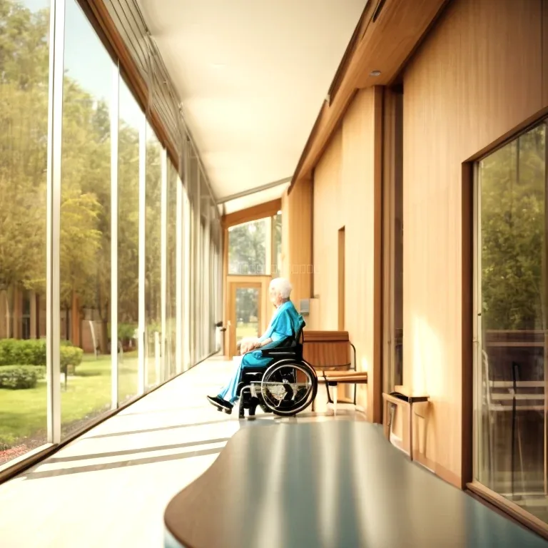 Senior guests enjoying shaded garden path at a retirement-focused sanatorium in Hua Hin